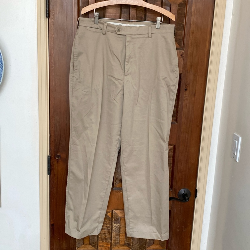 Men’s khaki dress pants. Size 34 never worn